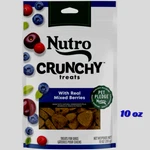 Nutro Crunchy Dog Treats With Real Mixed Berries 10 Oz Bag, Snacks. Fixed Price $12.41.