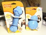 ( Two ) Large Nylabone Power Chew Double Action Dog Toy + Treatin Cone. Fixed Price $12.00.