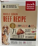 The Honest Kitchen Dehydrated Whole Grain Beef Dog Food 7 Lbs. Bb 05/01/2026. Fixed Price $43.99.