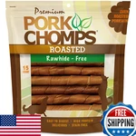 Pork Chomps Roasted Skin Dog Chews 6-INCH Twists 15 Count DT010. Fixed Price $21.26.