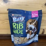 Purina Busy Bone Small/medium Breed Dog Rawhide Treat Rib 12 Ct. Pouch 1/26. Fixed Price $22.95.