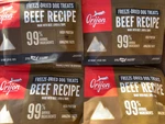 4X - Orijen Freeze Dried Dog Treats, Beef Recipe, 3.25OZ Each **best By 11/18/24. Fixed Price $39.00.