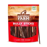Natural Farm Bully Sticks (6 Inch, 30 Pack), Thin Pizzle Pixie Beef Treats. Fixed Price $37.79.