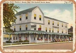 Metal Sign - Maine Postcard Boyden Hotel, Charles J. Bowen, Mgr., Old Orchard. Fixed Price $19.95.