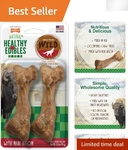 Nylabone Healthy Edibles: Natural Bison Chew Treats For Training & Dental Care. Fixed Price $10.69.