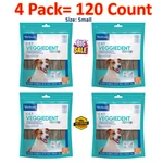 120 Ct Virbac C.e.t. Veggiedent FR3SH Dog Dental Chews, Tartar Control For Small. Fixed Price $71.02.