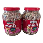 2X Milk-bone Snacks Mini Dog Biscuits Flavored Crunchy Treats 36 Oz. Fixed Price $29.66.