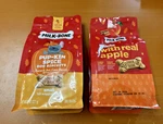 1 Milk-bone Pumpkin & Spice Flavor + Apple Cinnamon Dog Biscuits. Fixed Price $19.99.