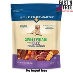 Golden Rewards Sweet Potato Wrapped With Duck Premium Treats For Dogs, 16 Oz Bag. Fixed Price $11.44.