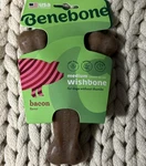 Benebone Wishbone Dog Toy Durable For Aggressive Chewers, Real Bacon, M. Fixed Price $14.99.