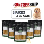 Pcs Dentley's Rawhide Free Retriever Sticks 5" Dog Treats - 40 Count. Fixed Price $124.95.