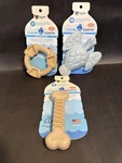 Spunky Pup Variety Pack! Blue Turtle, Bone, Ring- Chicken Flavored Chew Toys. Fixed Price $16.98.