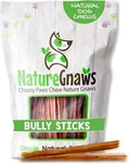 Nature Gnaws Extra Thin Bully Sticks For Small Dogs 5-6" (10 Count) Long Lasti. Fixed Price $19.80.