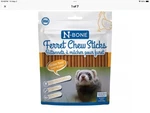 Ferret Chew Sticks Chicken Flavor, 3.74-OZ Bag. Fixed Price $11.99.