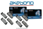 Front+rear Akebono Pro-act Ultra-premium Ceramic Brake Pads Usa Made AK96248. Fixed Price $135.95.