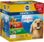 Pedigree Dentastix 65 Piece Variety Pack, 3.5 Pound. Fixed Price $56.79.