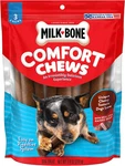 Milk-bone Comfort Chews Dog Treats Beef 3 Count X 5 Packs. Fixed Price $27.99.