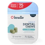 Kradle Dental Soft Chews, Teeth & Gums Support, Chicken Flavor, 75 Count. Fixed Price $10.77.