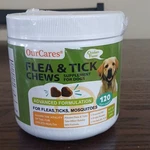 Ourcares Flea & Tick Chews Soft For Adult Dogs, Chicken, 120, Coconut. Fixed Price $13.50.