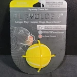 New Playology Chicken Scented Med/lg Dog Squeaky Chew Ball (yellow). Fixed Price $10.69.