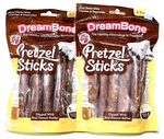 2 Pack Dream Bone Pretzel Sticks Dipped With Real Peanut Butter 7.3OZ. Fixed Price $33.99.