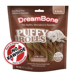 Dreambone 8 Count Bison Peanut Butter Puffy Rolls. Fixed Price $16.02.