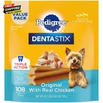 Pedigree Dentastix Original Chicken Treats For Dogs, 26.1 Oz Pouch. Fixed Price $22.65.