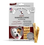 Tartar Shield Soft Rawhide Chews Safe Dental Treats For Small Dogs Vet Vohc. Fixed Price $19.27.