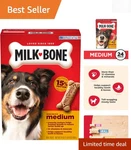 Crunchy 24-OZ. Dog Biscuits Tail-wagging Treats For Medium Breeds. Fixed Price $8.99.