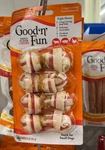 Good 'n' Fun Triple Flavor Mini Rawhide Chews 4-COUNT. Fixed Price $14.99.