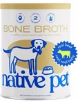 Native Pet Bone Broth For Dogs And Cats Powder Food 9.5 Oz. Fixed Price $18.99.