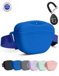 Dog Treat Pouch Magnetic Closure 1.67 Cup Silicone Bag Fanny Pack Blue Heouvo. Fixed Price $20.00.