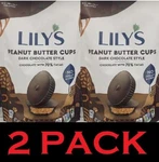 2X Lilys Peanut Butter Cups 70% Cacao Dark Chocolate 3.2 Oz Candy Bag - Pack. Fixed Price $39.99.