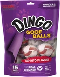 Dingo Goof Balls 15 Count, Premium Rawhide Treats For Small Dogs, Made With Real. Fixed Price $11.59.