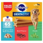Pedigree Dentastix Dental Treats For Large Dogs Fresh Flavor 65CT. Fixed Price $28.88.