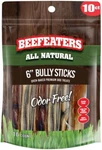 Beefeaters All-natural 6IN Bully Sticks 10 Ct Odor Free Grain Dog Treats!. Fixed Price $19.95.