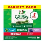 Greenies Regular Natural Dental Care Dog Treats 12 Oz 3 Pack Bbd 11/25. Fixed Price $24.99.