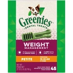 Greenies Weight Management Dental Dog Treats Petite 27 Oz 45 Count. Fixed Price $46.89.