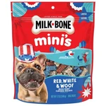 Milk Bone Mini Red White & Woof Mixed Berry Flavor Dog Treats 12 Oz Bag. Fixed Price $6.50.