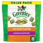 Greenies Smartbites Dog Treats, Immune Support Crunchy & Soft, Chick.... Fixed Price $25.19.