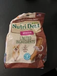 Nylabone Natural Nutri Filet Mignon Dental Chews - Medium 20 Count Package. Fixed Price $29.00.