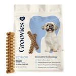 Groovies Senior Dog Dental Chews 6OZ Small 22CT. Fixed Price $18.61.