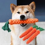 1PCS Carrot Dog Bite Rope Pet Toys Safe Durable Braided Chew. Fixed Price $12.93.