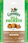 Greenies Pill Pockets Peanut Butter Tablet Size 30 Count Dog Medicine Treats. Fixed Price $13.73.