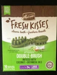 Merrick Fresh Kisses Extra Small Oral Care Dental Treats; For Dogs 5-15 Lbs. Fixed Price $20.00.