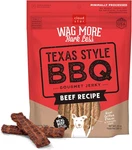 Wag More Bark Less - Dog Treats Jerky Texas Bbq Beef 10 Oz Pouch. Fixed Price $26.99.
