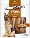 Chomp'ems Purehide Sticks Healthy Natural Rawhide Dog Chew, 12 Oz. Fixed Price $33.99.