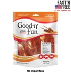 Good 'n' Fun Triple Flavor Wings, Rawhide Chew For All Dogs, 12 Oz. Fixed Price $13.56.