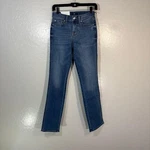 7 For All Mankind Kimmie Straight Jeans Womens 25 Blue Med Wash Slim Stretch. Fixed Price $59.00.