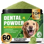 Dog Teeth Cleaning Powder, Dental And Cats Breath Freshener, Plaqu.... Fixed Price $34.27.